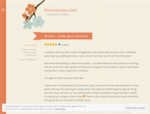 Tablet Screenshot of forkmenow.com